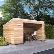 Onderwijs Kinderdag Bewolkt Houten tuinberging & garages: 5 soorten + foto's